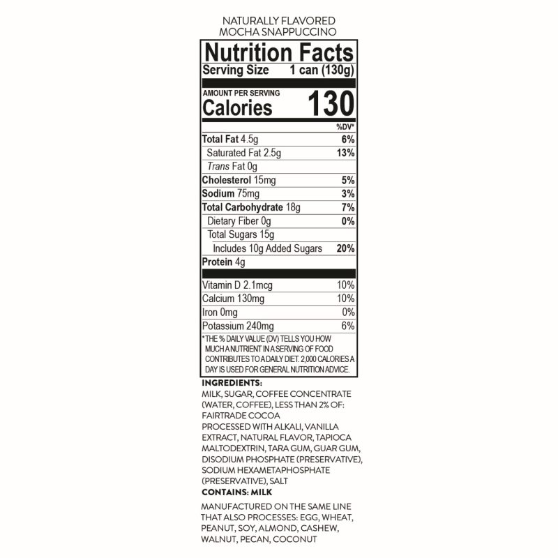 Mocha Snappuccino® Frozen Latte (12-Pack)